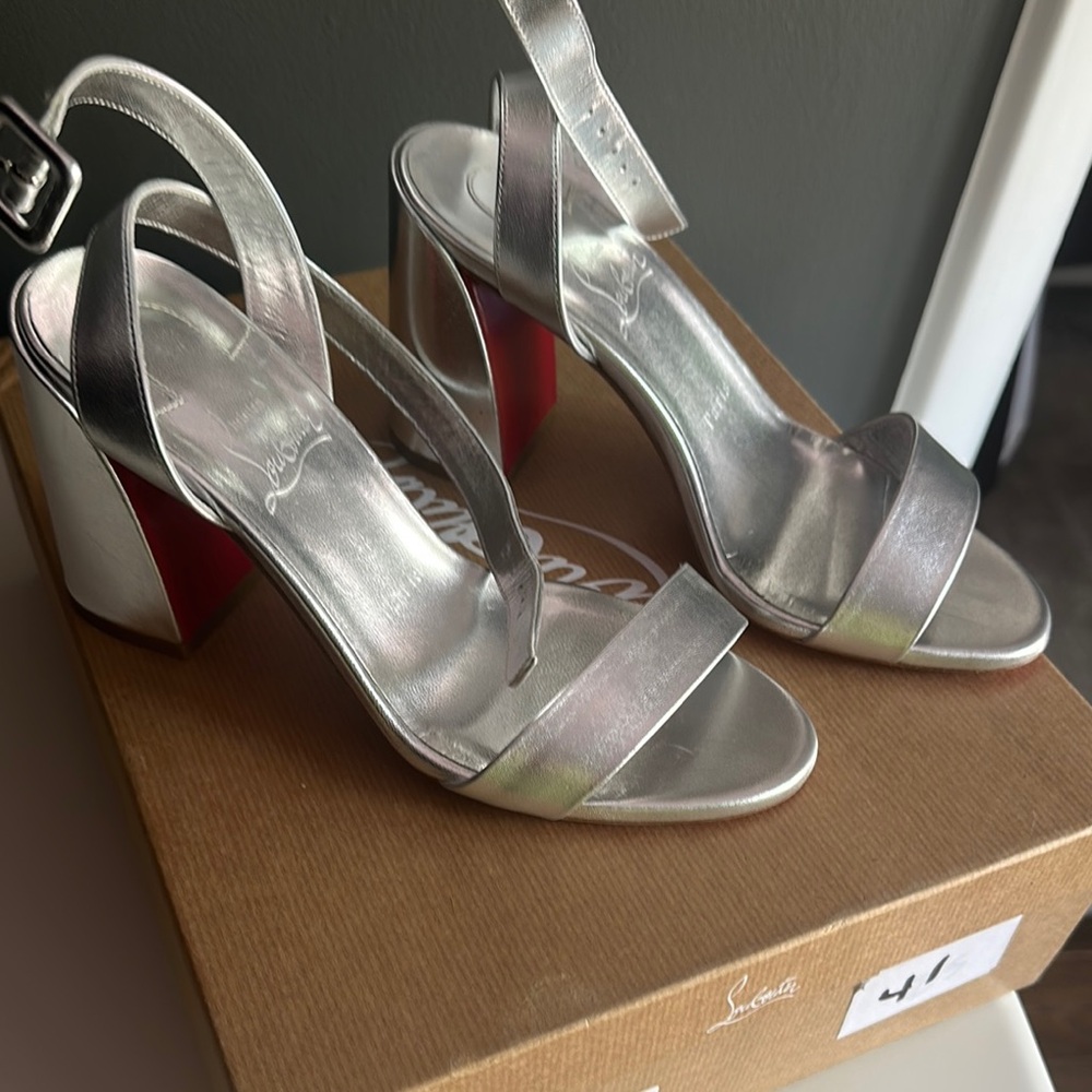 Silver Women's Heels